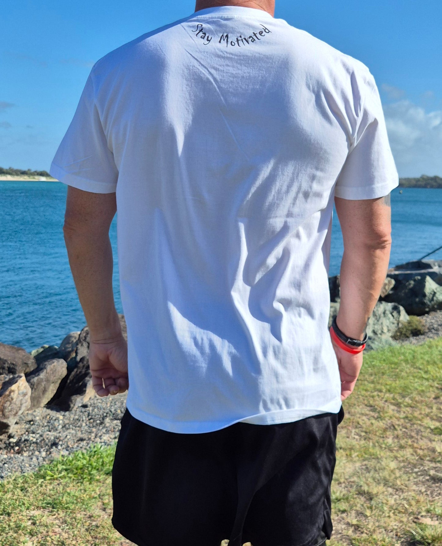 Stay Motivated T Shirt. 100% Cotton