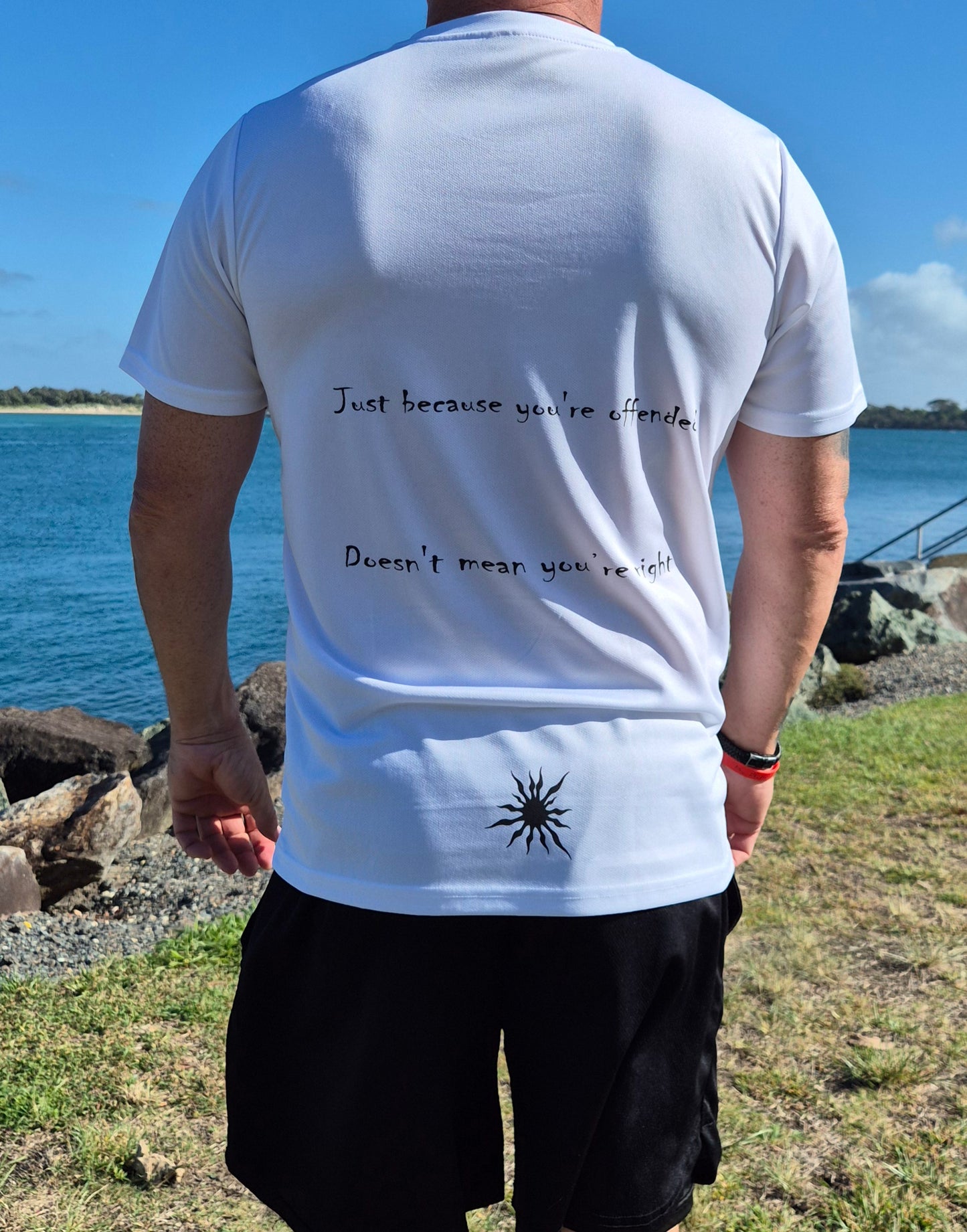 "Doesn't Mean You're Right" Dry fit T Shirt